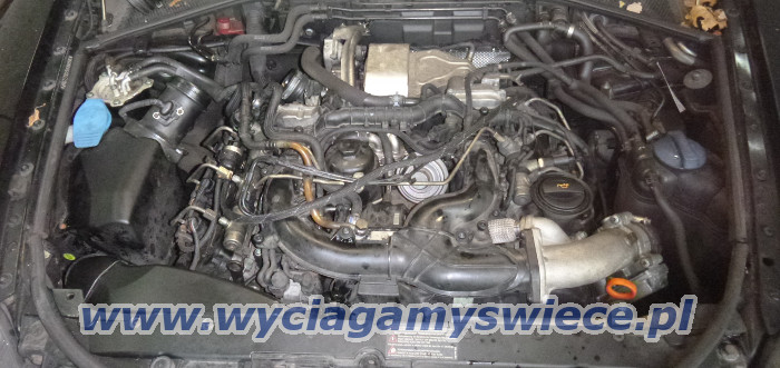 Wyciganie urwanej wiecy arowej z VW
                        Phaeton z silnikiem 3.0 V6